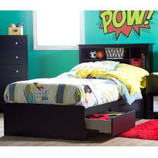 Turn your bed into a versatile storage area with this prepac captain's platform bed. Bookcase Bed Headboard