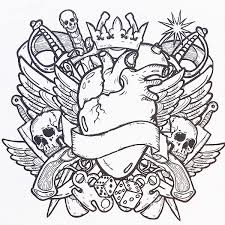 Download Or Print This Amazing Coloring Page Free Printable Tattoo Coloring Pages For Adults Tattoo Coloring Book Skull Coloring Pages Cool Coloring Pages