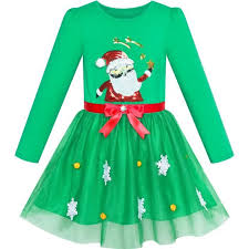 Habillez votre petite fille avec des robes et jupes tendance ! Sunny Fashion Robe Fille Noel Pere Noel Neige Manche Longue Vacances Habiller 3 7 Ans Le Pere Noel Vert Achat Vente Robe Soldes Sur Cdiscount Des Le 20 Janvier Cdiscount