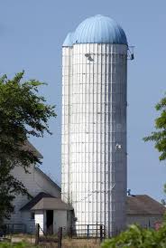Blue Topped Silo White Silo With A Blue Top In Illinois Countryside Sponsored Sponsored Ad Silo Topped Illinois Silos Photo Blue Rock Painting Art
