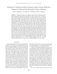 3rd generation family owned & operated. Pdf Delineation Of Faulting And Basin Geometry Along A Seismic Reflection Transect In Urbanized San Bernardino Valley California