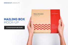 Download Mailing Box Mock Up 2 Mocking Business Card Logo Packaging Design