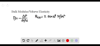 It is defined as the ratio between pressure increase and the resulting decrease in a material's volume. Solved When Water Freezes It Expands By About 9