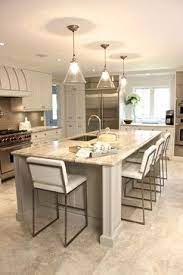 Kitchen Ideas Counterstools Kitchen Island Neutral Kitchen Palette Porcelain Tile Floor Trendy Kitchen Tile Porcelain Tiles Kitchen Kitchen Renovation