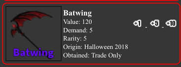 Giveaway ending in 1 week! Looking To Trade Batwing If U Want Me To Add All I Have Is Ghosty Godly Pet 15 Murdermystery2