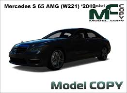 Mercedes Benz S 65 Amg W221 2012 3d Model Model Copy Mercedes Mercedes Benz Benz S