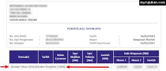 Pindahan simpanan yang tidak dituntut. Dividen Kwsp 2018 Syariah Dan Pelaburan Saham Myrujukan