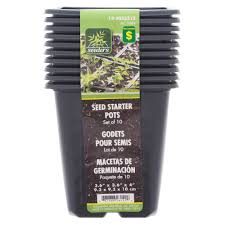 The former is a durable. 10pk Seed Starter Pots Dollarama