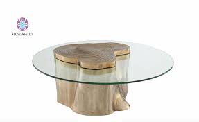 Matching coffee table sold separately. Coffee Table Urban Tree Stump Tables Eichholtz Online Flowerfeldt