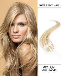 Micro Loop Light Ash Blonde Hair Blonde Hair Color Ash Blonde Hair
