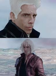 I saw it, so now you have to see it too ☺️ 1- Sexy Vergil 2-  “UhmAckhtually” Vergil 3- Vergil Stiller and Dante Wilson 4- Hobo Vergil