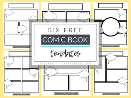 ⬇ 50,000+ free templates available to edit, download, and share ✔ customize design templates online or create new designs with crello ➤ free online graphic design software. Comic Book Templates Free Printable Pages The Kitchen Table Classroom