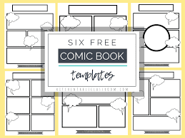 To start, find a novel cover design that fits your novel from our templates collection. Comic Book Templates Free Printable Pages The Kitchen Table Classroom