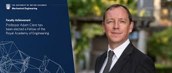 Dr. Adam Clare elected Fellow of the Royal Academy of Engineering