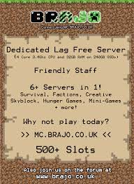 And even if youre not we have tons to interest you! Brajo Network Cracked Survival Factions Pvp Skyblock Creative Vip Hunger Games Pc Servers Servers Java Edition Minecraft Forum Minecraft Forum