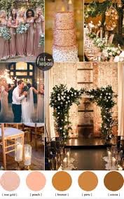 Rose Gold Wedding Themes Rustic Rose Gold Wedding Decor Wedding Rose Gold Theme Gold Wedding Decorations