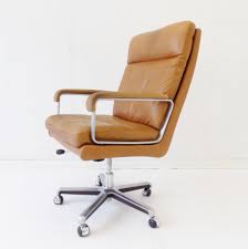 Pull up a chair—the chicest chair in the dorm, that is. Es Eugen Schmidt Caramel Leather Office Chair 137702