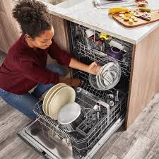 Rated 2 out of 5 by nasdaq from window is pointless and stays wet inside we purchased the entire kitchenaid suite for the new home. Kitchenaid 24 Built In Bar Handle Dishwasher With Freeflex 3rd Rack And Led Interior Light In Printshield Stainless Steel Nebraska Furniture Mart