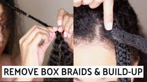 Touch device users, explore by touch or with swipe gestures. How To Remove Box Braids Build Up Youtube