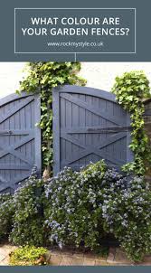 No more need for boring boundaries!. Colourful Garden Fences Garden Decoration How To Make The Most Of Your Garden Fence Gardeninspiration G Garden Fence Paint Garden Fencing Backyard Fences