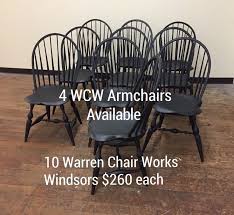 Black Windsor Chairs Set 12 By Warren Chair Works Restored By K Antiques Etc Speci Fabric Dining Room Chairs Windsor Dining Chairs Small Dining Room Table