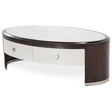 Uttermost vitya glass coffee table. Michael Amini Paris Chic Oval 2 Drawer Cocktail Table With Marble Top Darvin Furniture Cocktail Coffee Tables