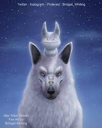 Loth Cat Loth Wolf Star Wars Rebels Fan Art By Bridget Whiting These Creatures And Their Connectio Star Wars Pictures Star Wars Geek Star Wars Characters