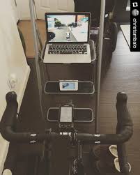 Zwift On Instagram Ingenious Zwift Set Up Repost Christambalo With Repostapp Daddy Duty Sunday No Indoor Bike Trainer Indoor Trainer Bike Room