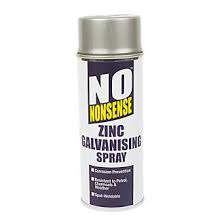 No Nonsense Zinc Galvanising Spray Paint Silver 400ml Specialist Paints Screwfix Com