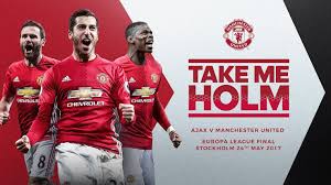 Los ingleses no pudieron alcanzar los octavos de final de la máxima competición continental al acabar la fase de grupos en la tercera aplaza del grupo h, que compartieron con psg. Manchester United Take Me Holm 2017 Europa League Final Shirt Veroffentlicht Nur Fussball