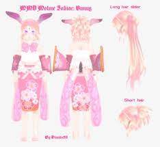 This 3d model was originally shared on poly by google. Transparent Ears Clipart Bunny Mmd Model Hd Png Download Transparent Png Image Pngitem