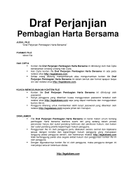 Ketika dua orang atau 2 instansi melakukan kesepakatan, biasanya akan diperlukan sebuah perjanjian atau jaminan untuk kepastian. Contoh Surat Perjanjian Harta Gono Gini Contoh Surat