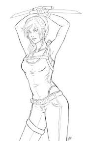 35+ hot girl coloring pages for printing and coloring. 17 Fighters Thieves And More Ideas Fighter Deviantart Humanoid Sketch