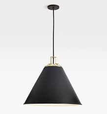 Butte 24 Cone Aged Brass Pendant Rejuvenation