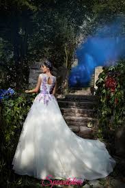 Vestiti Da Sposa Con Ricami In Pizzo Color Lilla Online Economici Collezione 2017sposatelier