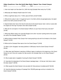 Look at the quiz and answer the questions to practise and improve your reading skills. How The Earth Was Made Grand Canyon Worksheet Answer Key Doc Template Pdffiller