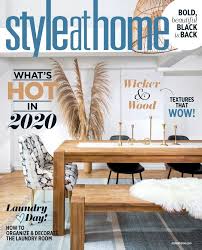 Style At Home Canada January 2020 Pdf Download Free House And Home Magazine House Styles Decor Essentials