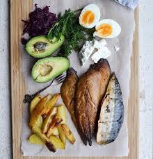 Smoked Mackerel Platter Felt Kind Of Scandi Inspired Today So Put Together This Platter Of Honey Glazed In 2020 Pickled Red Cabbage Avocado Boiled Egg Smoked Mackerel