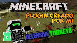 This is a beginner tutorial for making turrets. Defensiveturrets Defend Yourself Using Turrets 1 8 1 16 Spigotmc High Performance Minecraft