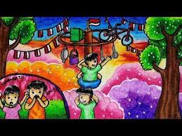 Cara Menggambar Dan Mewarnai Tema Lomba Panjat Pinang 17 Agustus Kemerdekaan Ri Youtube Cara Menggambar Sketsa Warna