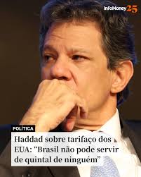 BRASIL AINDA TEM AS TARIFAS DE 50% O ministro da Fazenda, Fernando Haddad,  comentou sobre as mensagens divulgadas no relatório da investigação da  Polícia Federal (PF) que rendeu ao ex-presidente Jair Bolsonaro (