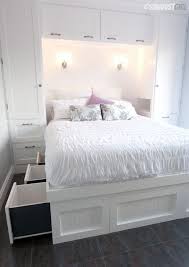 Built In Wardrobes And Platform Storage Bed A Fabulous Small Bedroom Bedroomideaforwarmandc Diy Bedroom Storage Small Bedroom Remodel Small Bedroom Storage Trendy apartment storage ideas bedroom small rooms ideas #apartment.