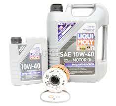 The color is light gray. Bmw Oil Change Kit 10w 40 Liqui Moly 83212365946 Lm Fcp Euro