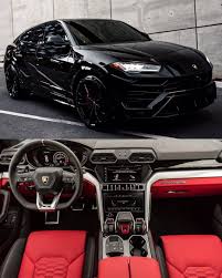 Lamborghini Urus Black And Blue Interior The Baddest Black Beast Of 2019 Lamborghini Urus Blacked Out Platinum Group Highbosslif Sports Cars Luxury Lamborghini Suv Cars