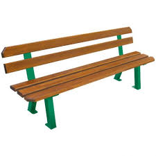 Banc Public Exterieur A Lames Bois