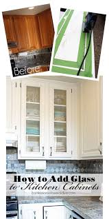 How To Add Glass Cabinet Doors