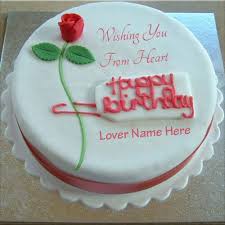 Love Birthday Cake For Boyfriend With Name Pin On Happy Birthday Quotes