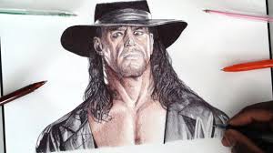 High quality wwe the undertaker inspired canvas prints by independent artists and designers from around the world. The Undertaker Pen Drawing Wwe Demoose Art Youtube