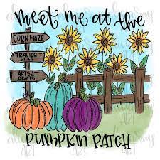 Pumpkin Patch Sublimation Png Design Hand Drawn Meet Me At Etsy Pumpkin Patch How To Draw Hands Framed Art Prints
