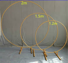 Round Decor Arch For Wedding Ceremony Circle Wedding Arch Etsy Life With Alyda Diy Wedding Arch Floral Arch Wedding Wedding Arch